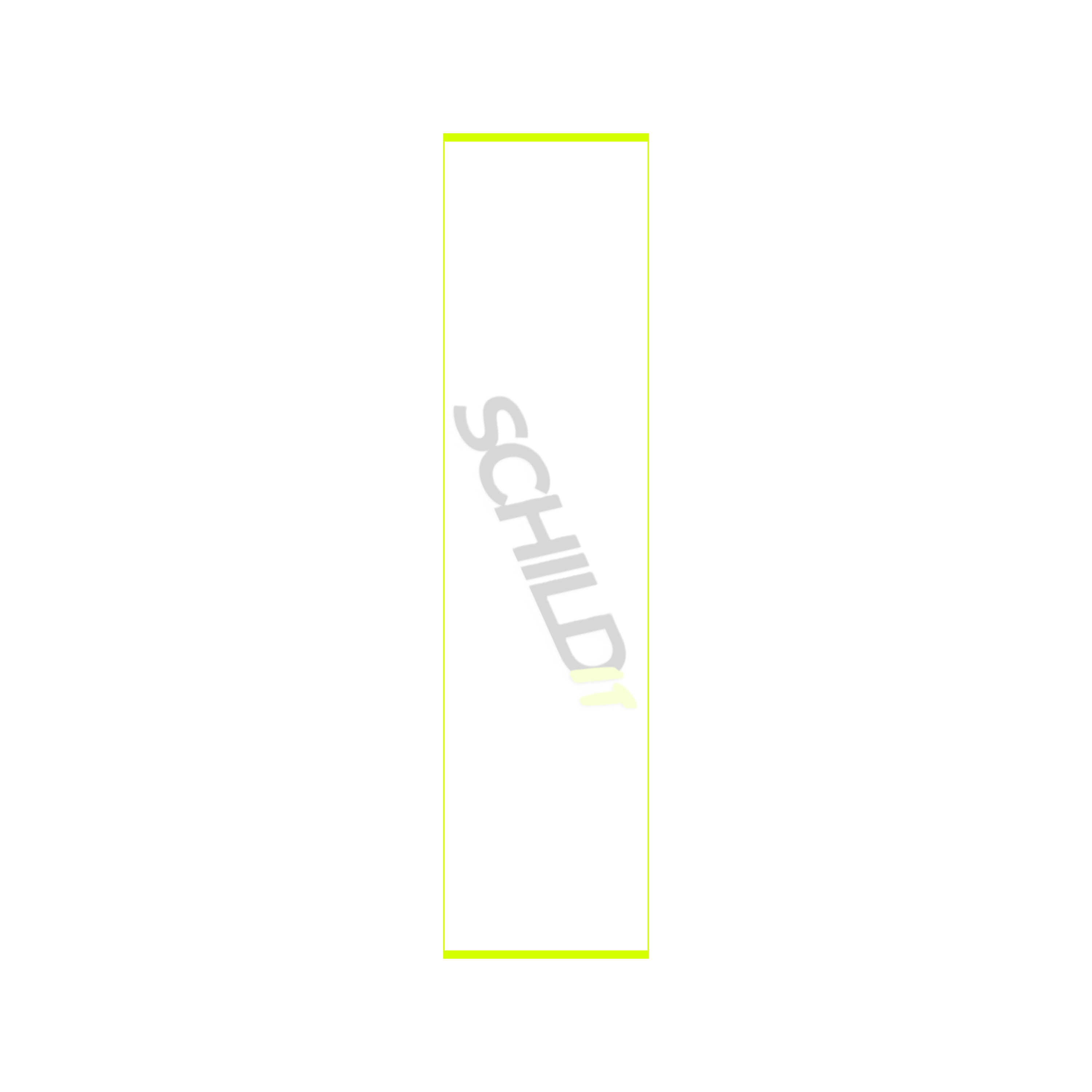 Aufkleber personalisierbar weiß 1:4