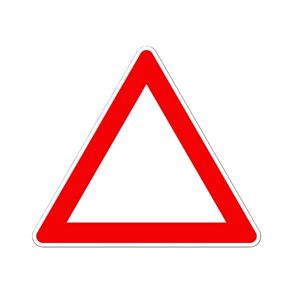 Gefahrenschild personalisierbar Verkehrsschild Dreieck 63 cm Aluminium
