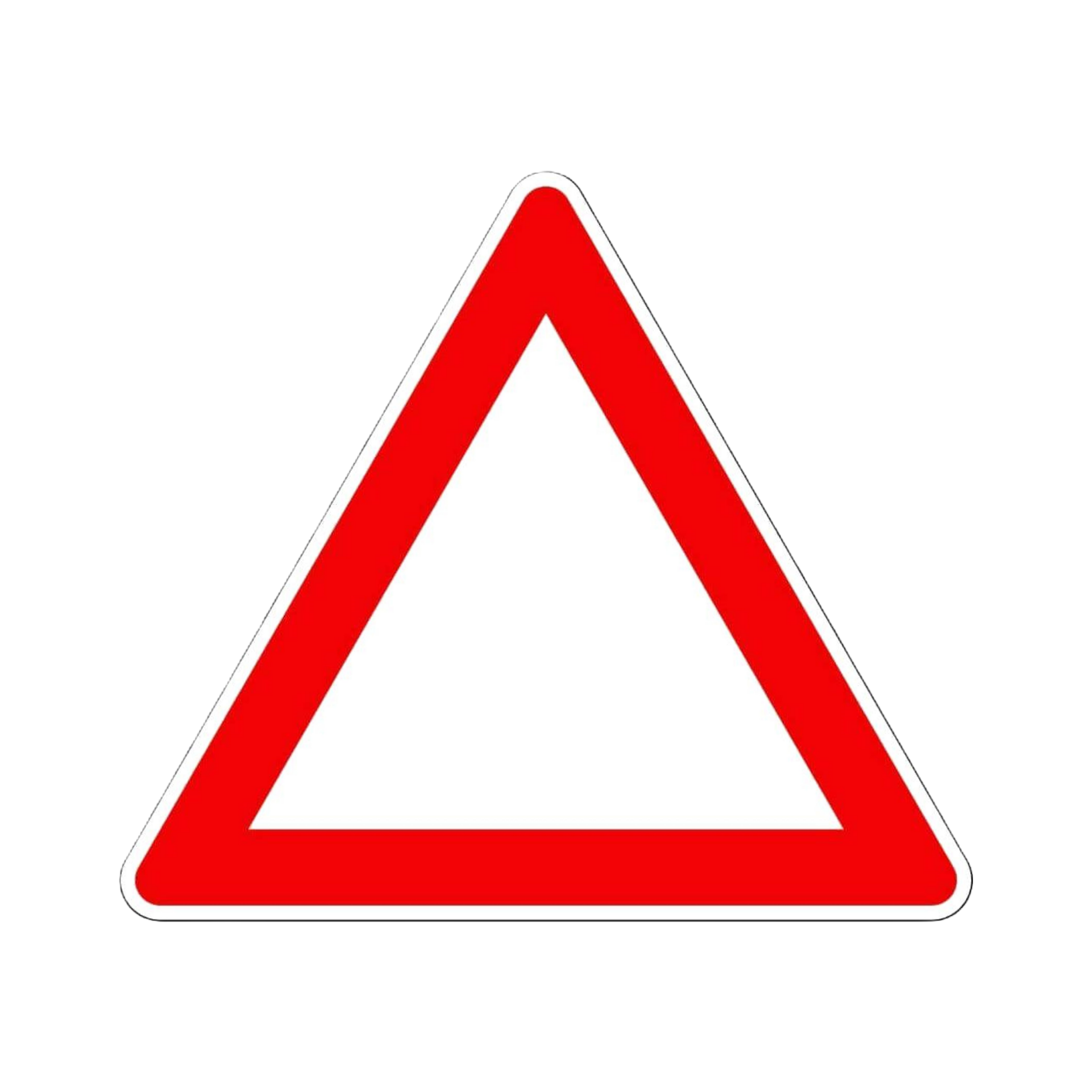 Gefahrenschild personalisierbar Verkehrsschild Dreieck 63 cm Aluminium
