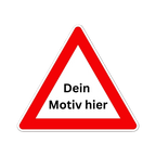 Gefahrenschild personalisierbar Verkehrsschild Dreieck 63 cm Aluminium