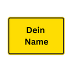 Ortsschild personalisierbar 90x60 cm Aluminium Verkehrsschild