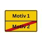 Ortsschild Rückseite personalisierbar 90x60 cm Aluminium Verkehrsschild