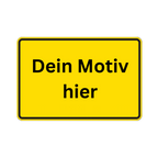 Ortsschild personalisierbar 90x60 cm Aluminium Verkehrsschild