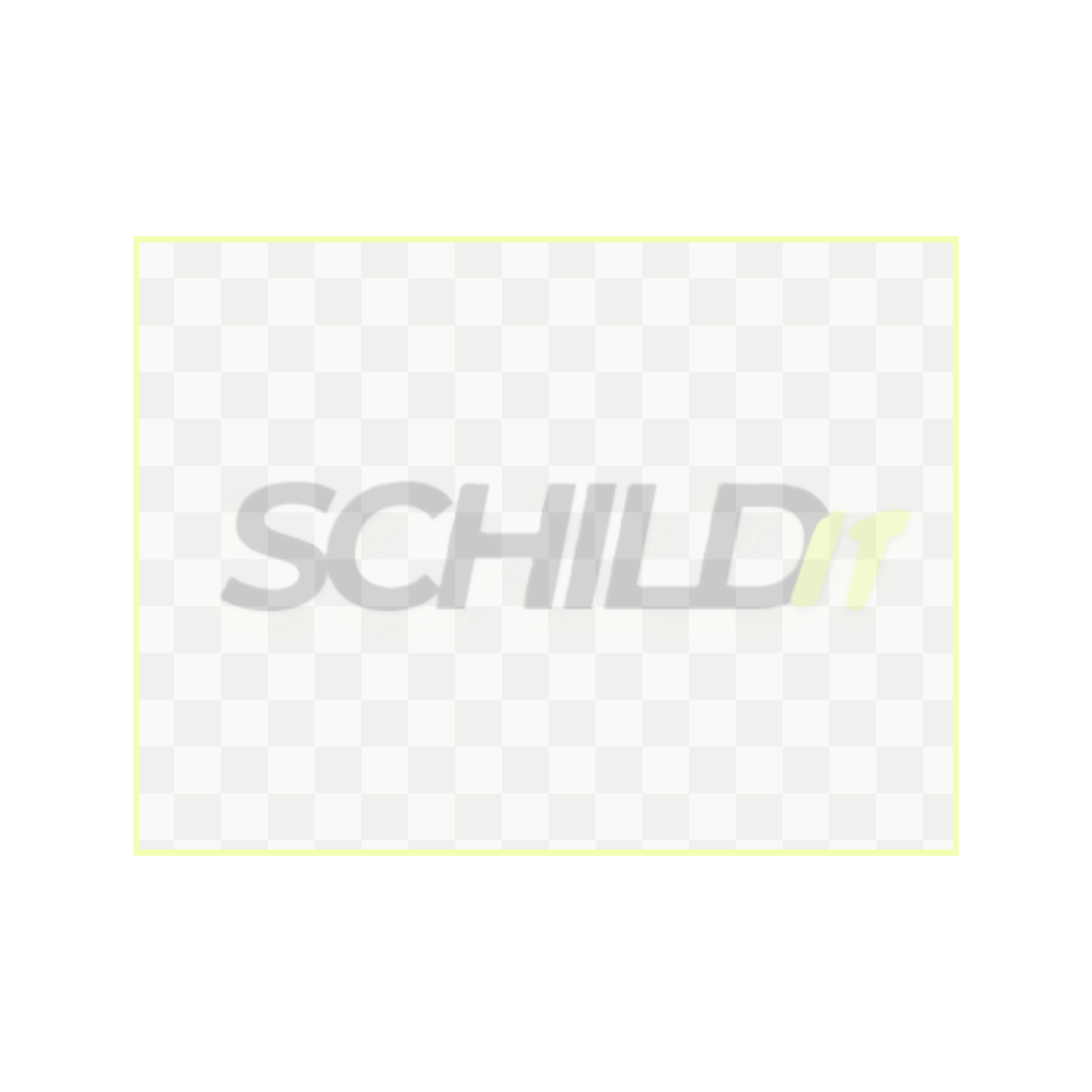 Aufkleber personalisierbar transparent 4:3