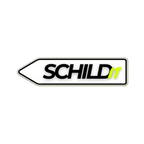 Pfeilwegweiser links personalisierbar mit Wunschtext 125x35 cm Aluminium
