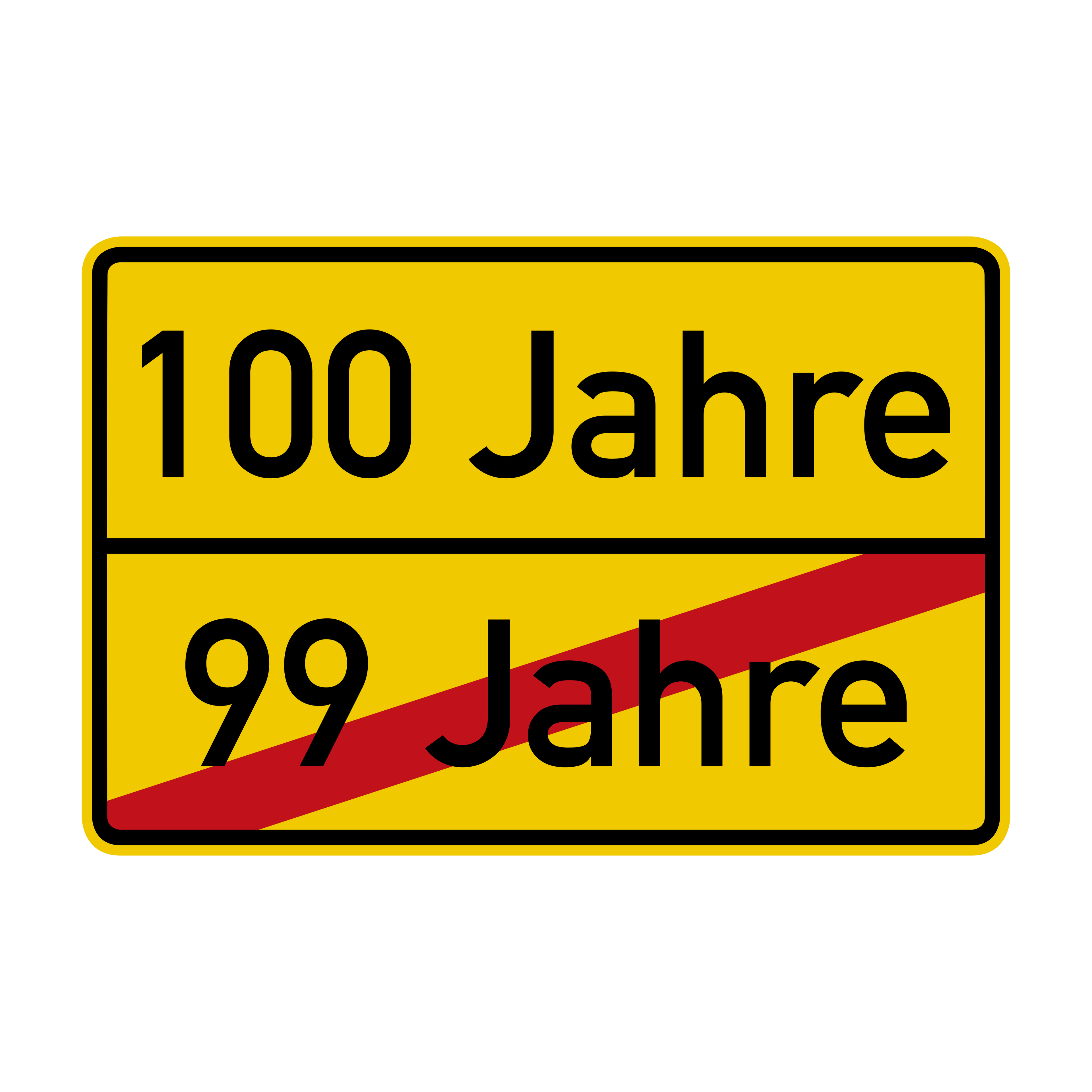 Geburtstag Ortsschild Verkehrsschild mit Alter 90x60 cm Aluminium
