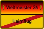 Ortsschild WM Edition 90x60 cm Aluminium Verkehrsschild